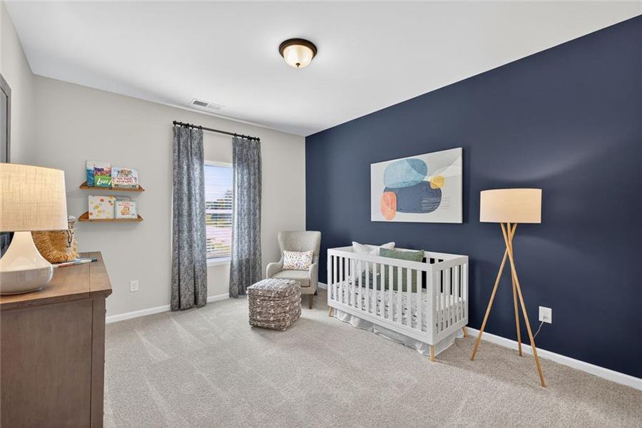 Furnished interior view inside a new home in Allen Manor, Hoschton (Image 46).