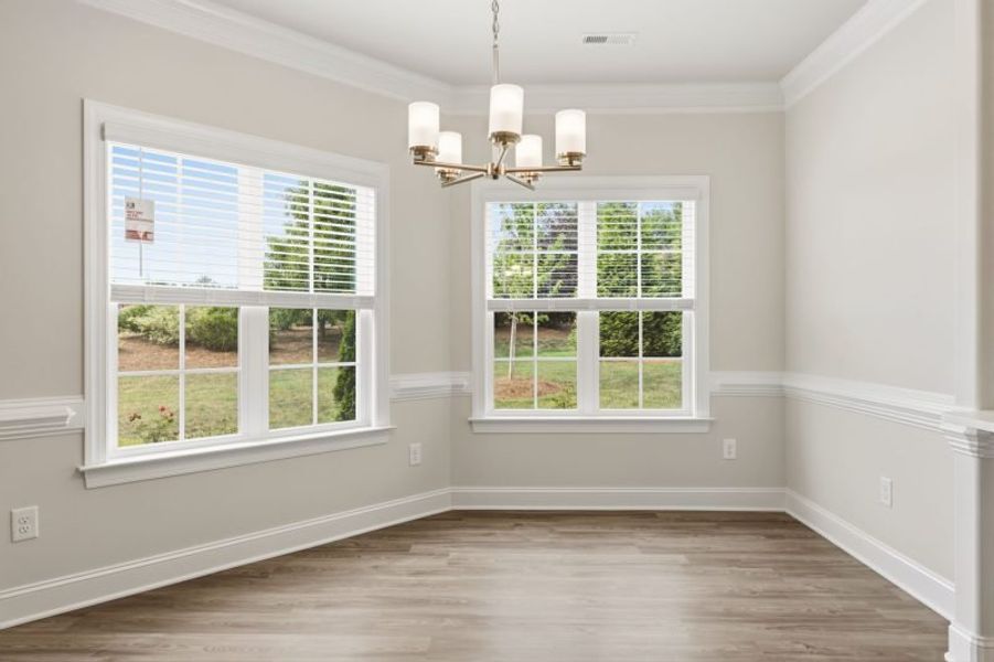 Spacious, unfurnished interior of a new home in Weybridge, Burlington (Image 19). Spacious, unfurnished interior of a new home in Weybridge, Burlington (Image 19).