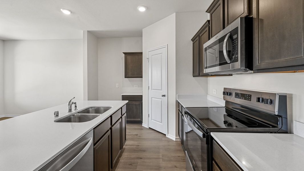 Furnished interior view inside a new home in Crane Crossing, Crandall (Image 5).