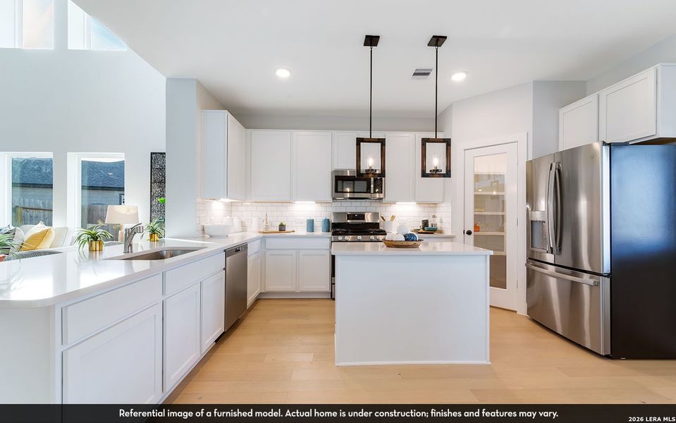 Furnished interior view inside a new home in Red Hawk Landing, San Antonio (Image 19).