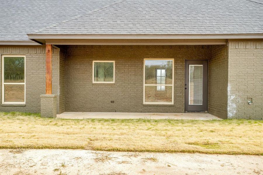 Exterior details and patio area of a home in , Millsap (Image 4). Exterior details and patio area of a home in , Millsap (Image 4).