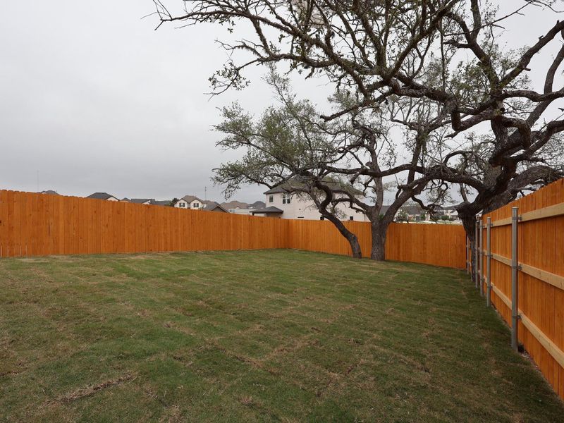 Exterior details and patio area of a home in Heritage, Dripping Springs (Image 3).