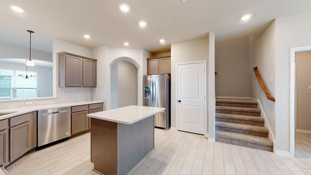 Furnished interior view inside a new home in Sterling Meadows, Salado (Image 9).