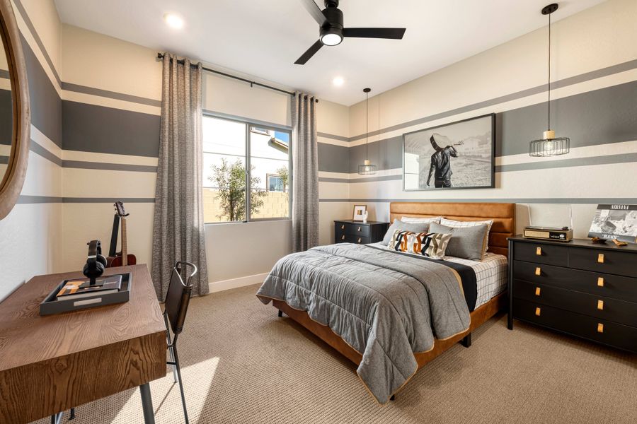 Representative furnished interior of a home built from the Elden Plan 4505 by Tri Pointe Homes in Waterston Central, Gilbert (Image 13).