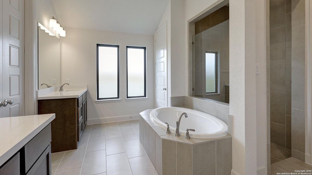 Furnished interior view inside a new home in Alsatian Oaks 50', Castroville (Image 8). Furnished interior view inside a new home in Alsatian Oaks 50', Castroville (Image 8).