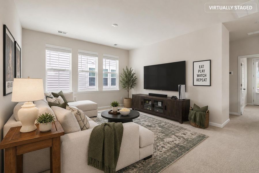 Furnished interior view inside a new home in Sweetgrass at Summers Corner, Summerville (Image 38). Furnished interior view inside a new home in Sweetgrass at Summers Corner, Summerville (Image 38).