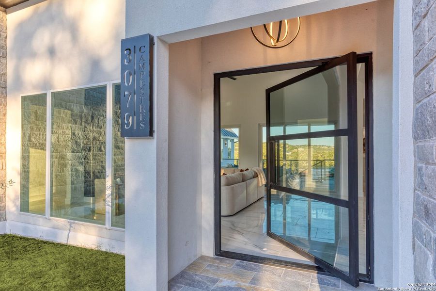 Exterior details and patio area of a home in , Spring Branch (Image 3).
