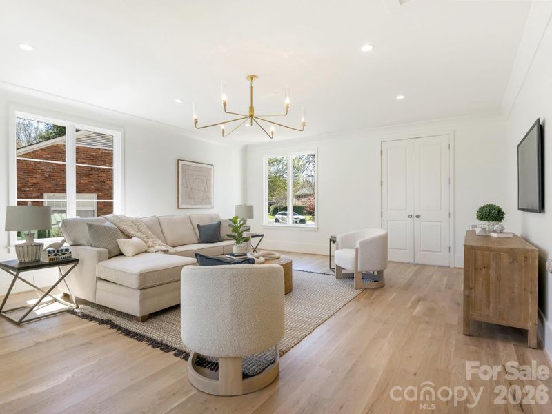 Furnished interior view inside a new home in , Charlotte (Image 15).