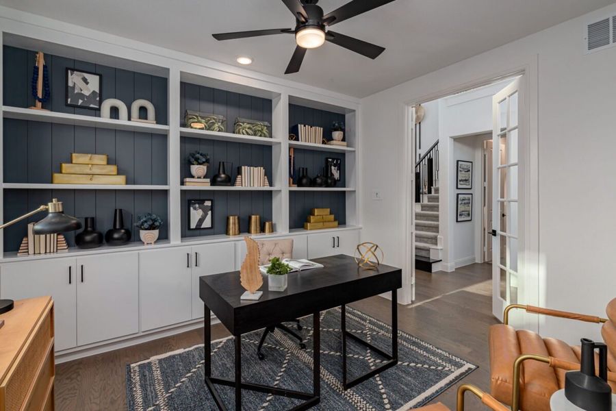 Furnished interior view inside a new home in Lexington Frisco, Frisco (Image 10).