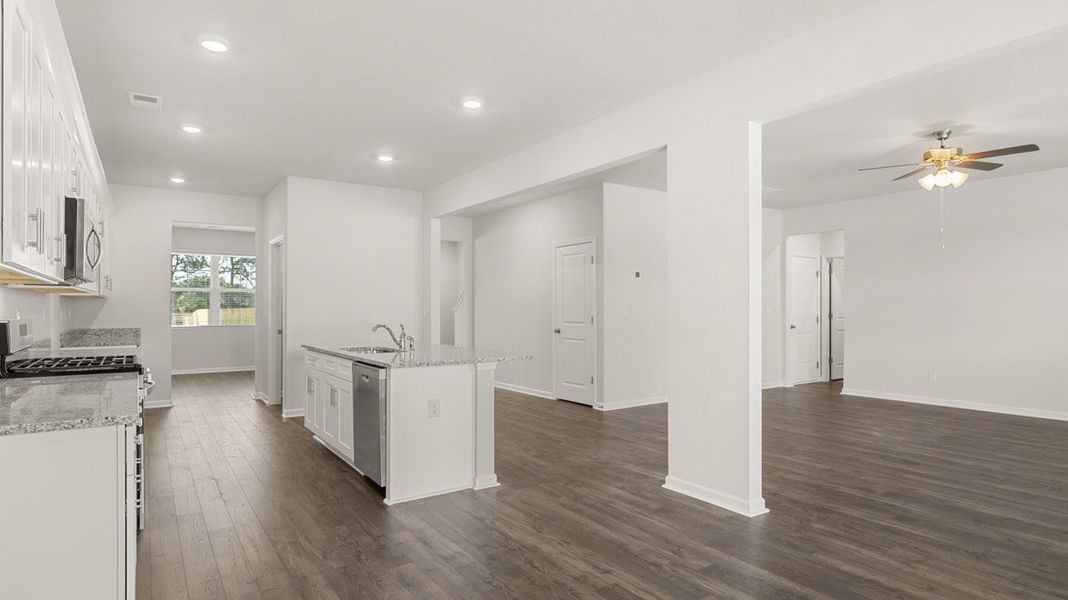 Furnished interior view inside a new home in Southwind Village, Evans (Image 6).