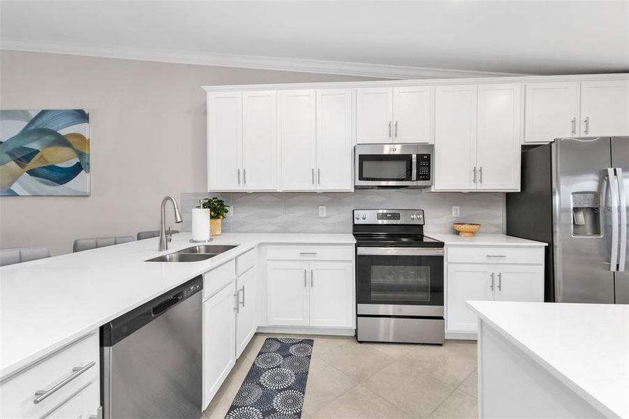 Furnished interior view inside a new home in , Punta Gorda (Image 37).