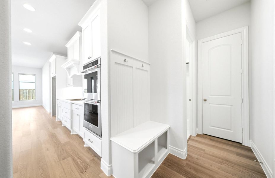 Furnished interior view inside a new home in Bridgeland 60′, Cypress (Image 13).