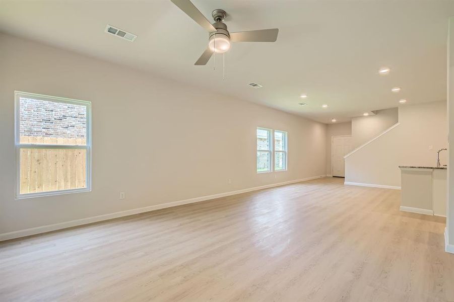 Spacious, unfurnished interior of a new home in Sperling Farms, Ferris (Image 22). Spacious, unfurnished interior of a new home in Sperling Farms, Ferris (Image 22).
