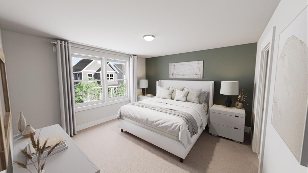Furnished interior view inside a new home in Ponder, Wendell (Image 7).