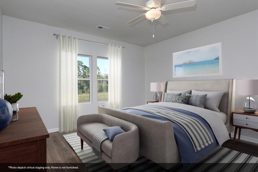 Furnished interior view inside a new home in Jordan Grove, Conway (Image 10).