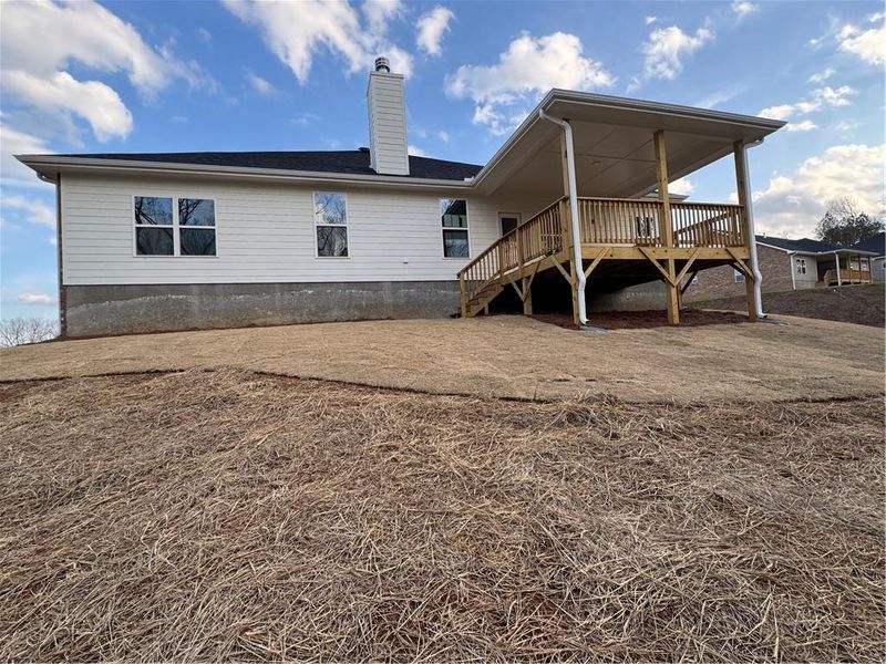 Exterior details and patio area of a home in Tuscany Hills, Douglasville (Image 20). Exterior details and patio area of a home in Tuscany Hills, Douglasville (Image 20).