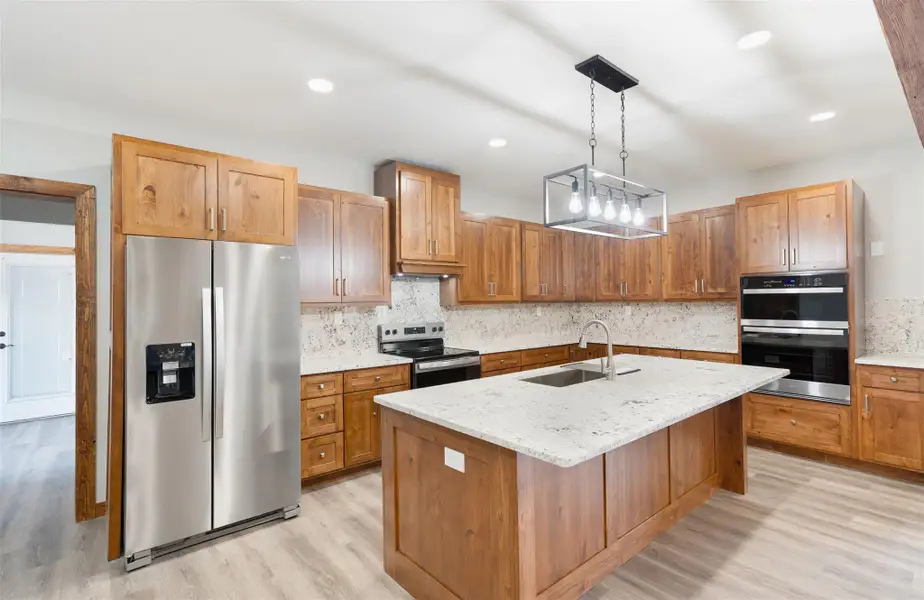 Furnished interior view inside a new home in , Harper (Image 10).