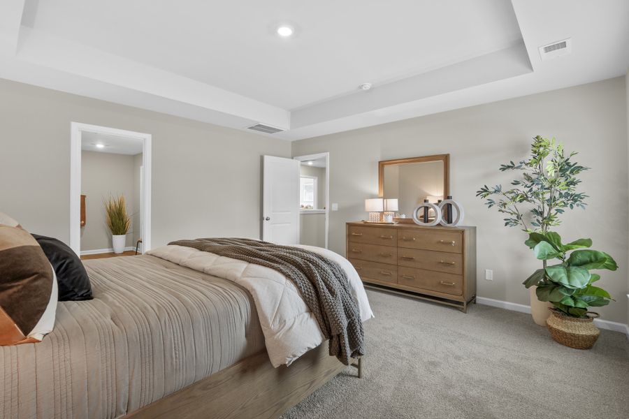 Representative furnished interior of a home built from the Myrtle A by McGuinn Homes in Willow Lake, Blythewood (Image 25).