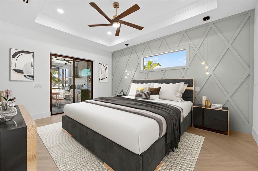 Furnished interior view inside a new home in , Cape Coral (Image 4). Furnished interior view inside a new home in , Cape Coral (Image 4).