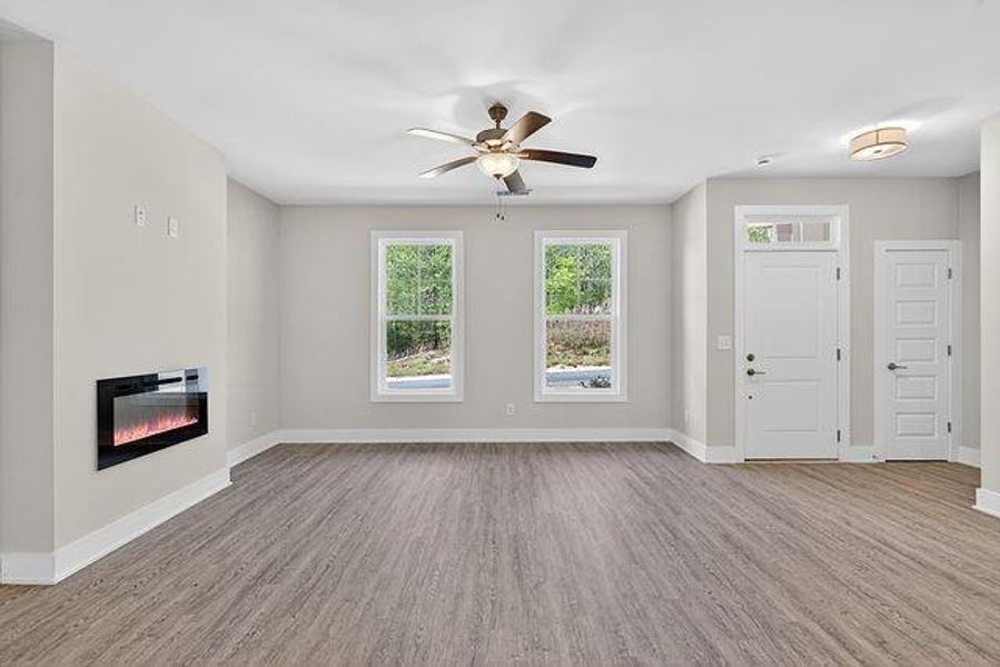 Spacious, unfurnished interior of a new home in The Park at Gainesville Township, Gainesville (Image 19). Spacious, unfurnished interior of a new home in The Park at Gainesville Township, Gainesville (Image 19).