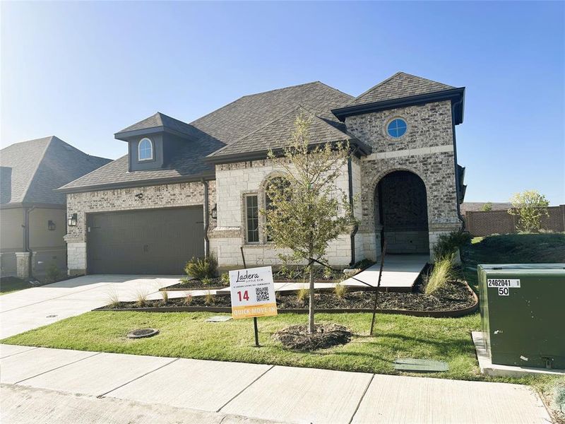 Front exterior of a home in the Ladera Little Elm community, located in Little Elm, TX (Image 2).