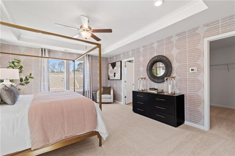 Furnished interior view inside a new home in Bowers Farm, McDonough (Image 19).