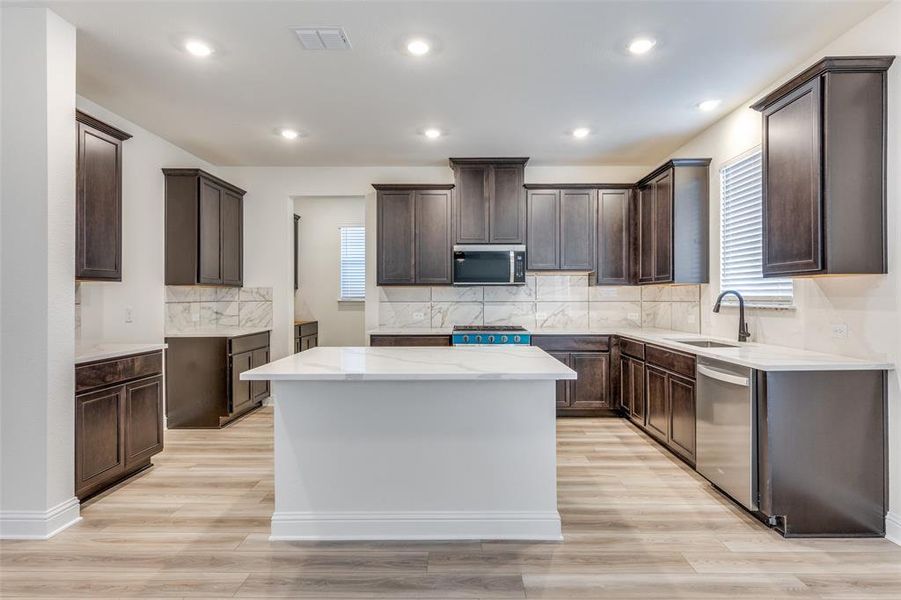 Furnished interior view inside a new home in Sierra Vista at Kelly Ranch, Aledo (Image 7).