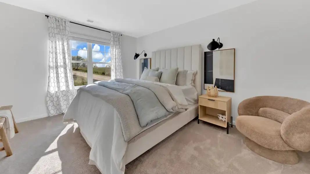 Representative furnished interior of a home built from the Altamont Townhome by D.R. Horton in Smoky Hollow, Sevierville (Image 5).