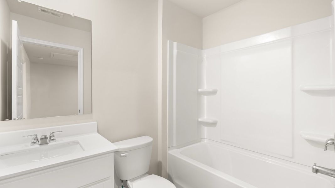 Furnished interior view inside a new home in The Gables at Agricultural Village, Perry (Image 9).