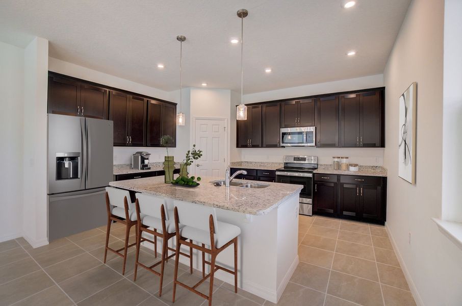 Kitchen at The Linden at Green Leaf