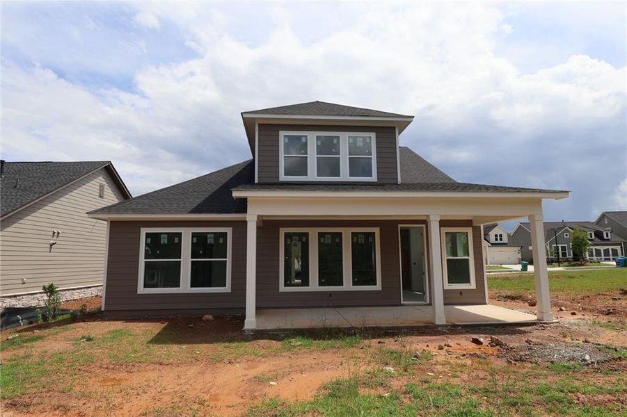 In-progress construction of a new home in Crescent Pointe at Great Sky, Canton, GA (Image 4).