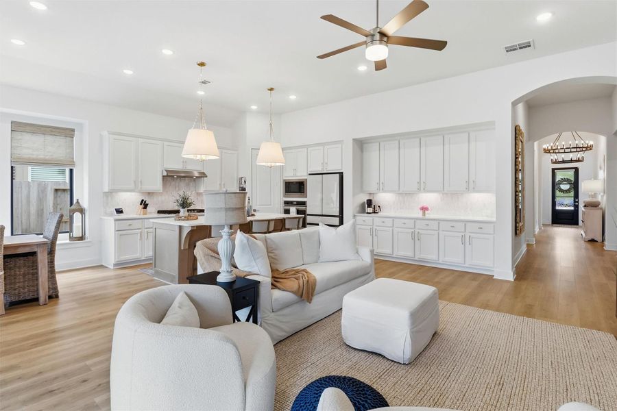 Furnished interior view inside a new home in , Brookshire (Image 7).