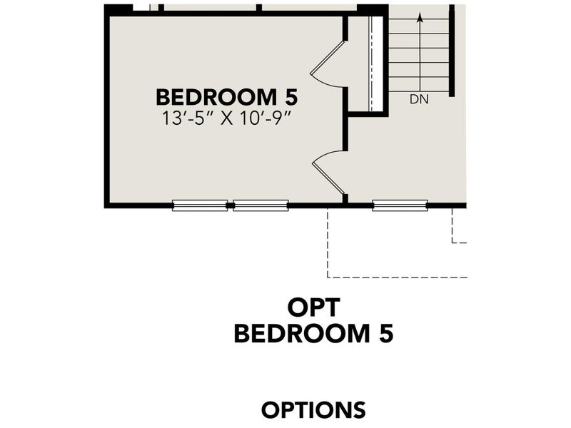 2D floor plan layout for the The Murray I by Davidson Homes LLC in Comanche Ridge, San Antonio, TX (Image 5).