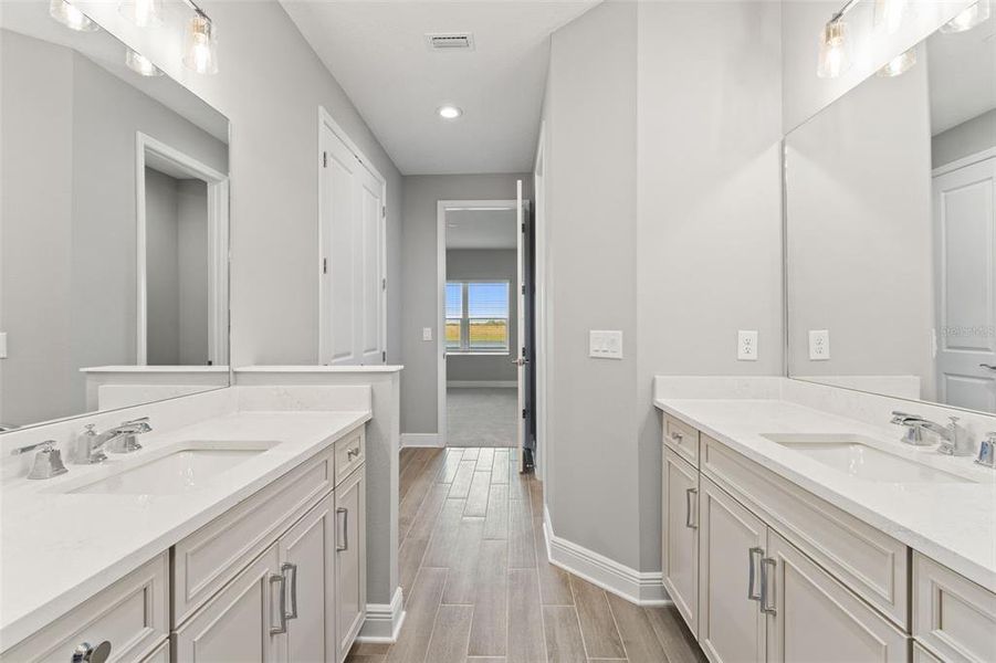 Furnished interior view inside a new home in Palm Grove, Lakewood Ranch (Image 13). Furnished interior view inside a new home in Palm Grove, Lakewood Ranch (Image 13).