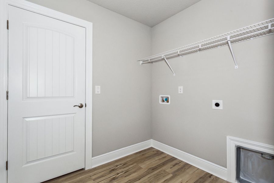 Representative unfurnished interior of a home built from the The Liberty by Herbst Homes in Clear Water Landing, Milton (Image 58).