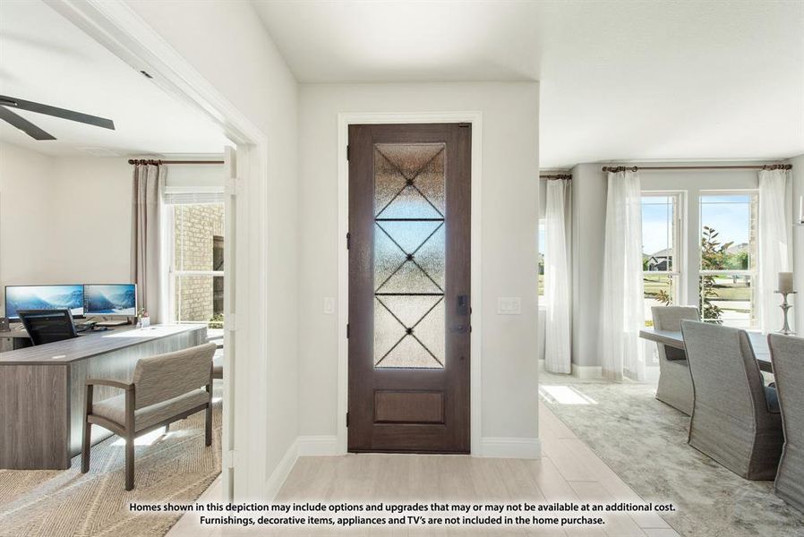 Furnished interior view inside a new home in Devonshire, Forney (Image 37).