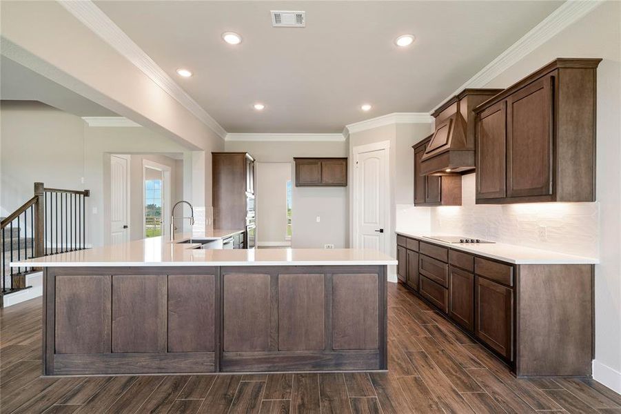 Furnished interior view inside a new home in Eagle Ridge Estates, Weatherford (Image 7). Furnished interior view inside a new home in Eagle Ridge Estates, Weatherford (Image 7).