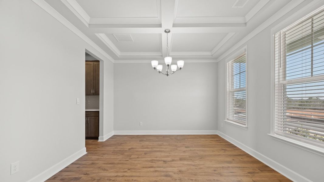 Representative unfurnished interior of a home built from the Summit by D.R. Horton in Evergreen Crossing, Locust Grove (Image 16).