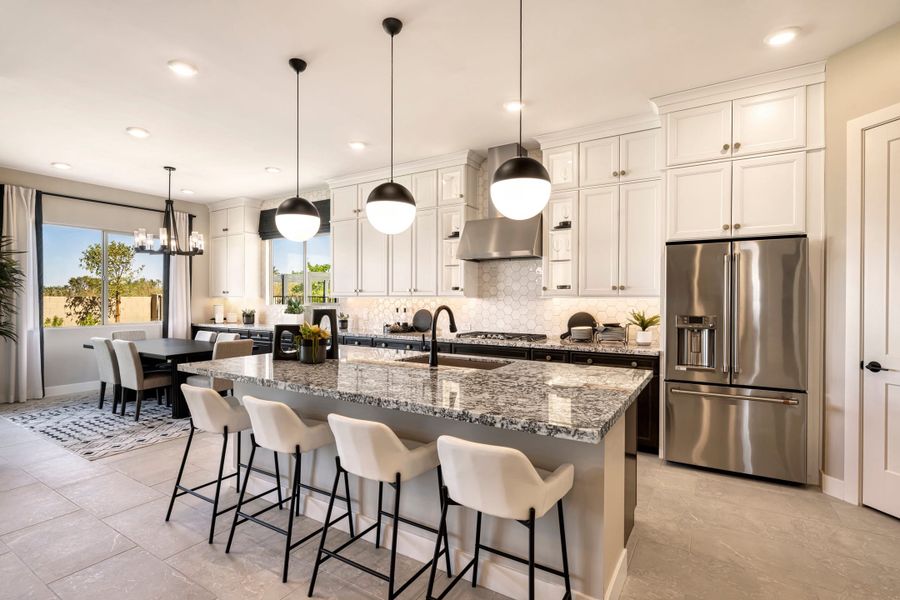 Representative furnished interior of a home built from the Cholla Plan 5541 by Tri Pointe Homes in Whispering Hills, Laveen (Image 6).