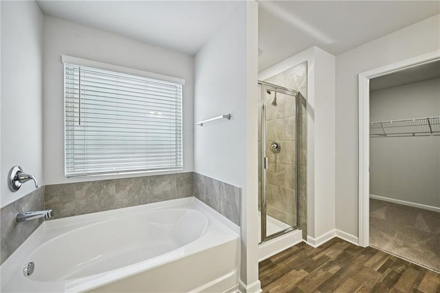 Furnished interior view inside a new home in The Hills at Cedar Creek, Winder (Image 34).