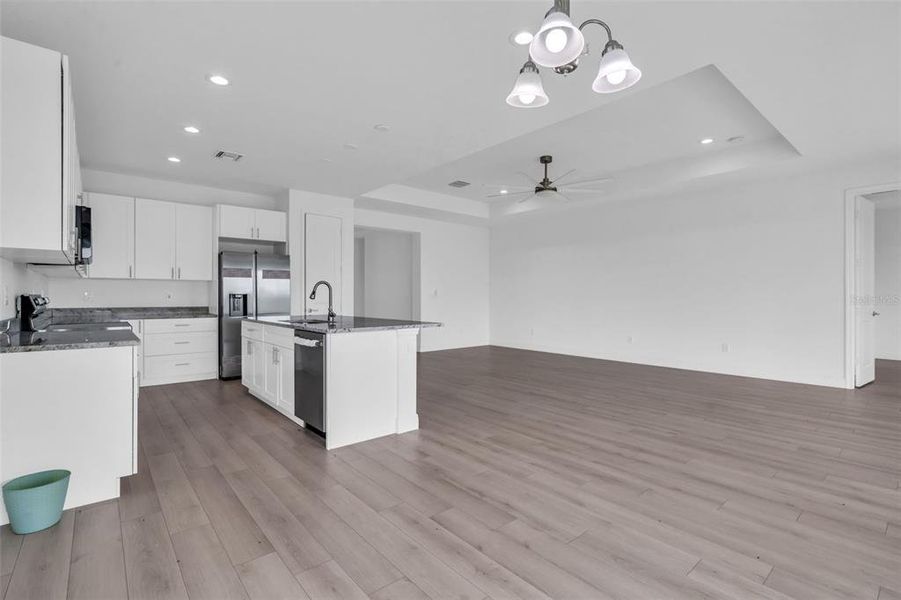 Furnished interior view inside a new home in , Okeechobee (Image 8).