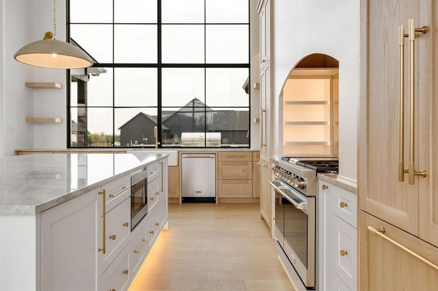 Furnished interior view inside a new home in , Gunter (Image 28).