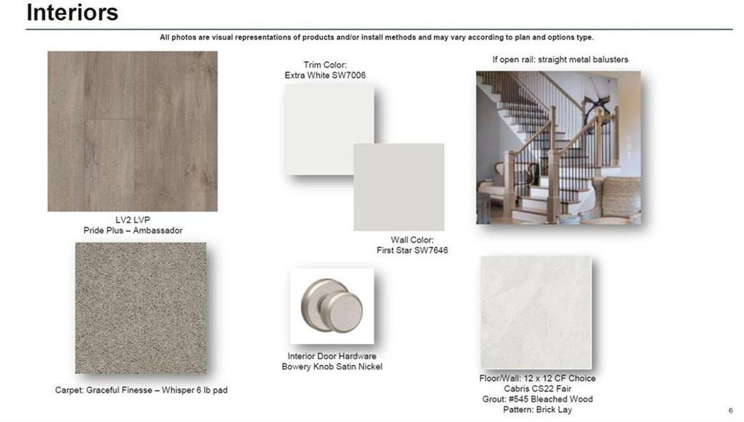 Sample of building materials used in homes in Byers Park, Alpharetta (Image 43).
