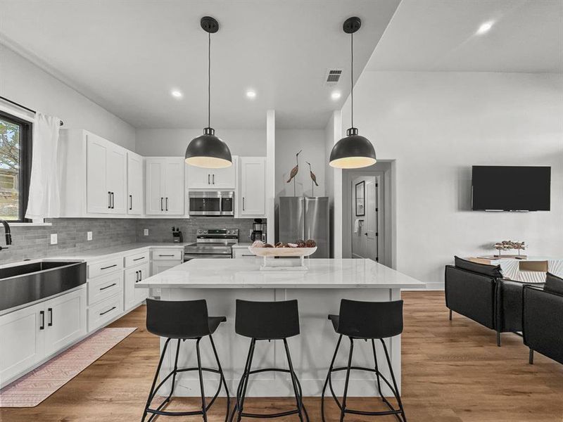 Furnished interior view inside a new home in , Graford (Image 11). Furnished interior view inside a new home in , Graford (Image 11).