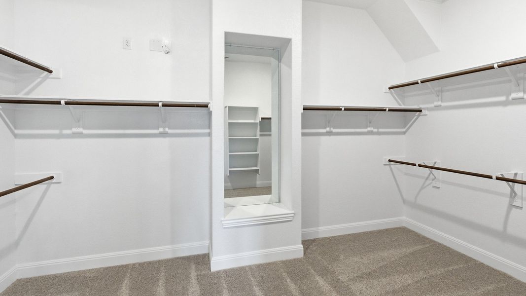 Furnished interior view inside a new home in Oaks at San Gabriel, Georgetown (Image 11).