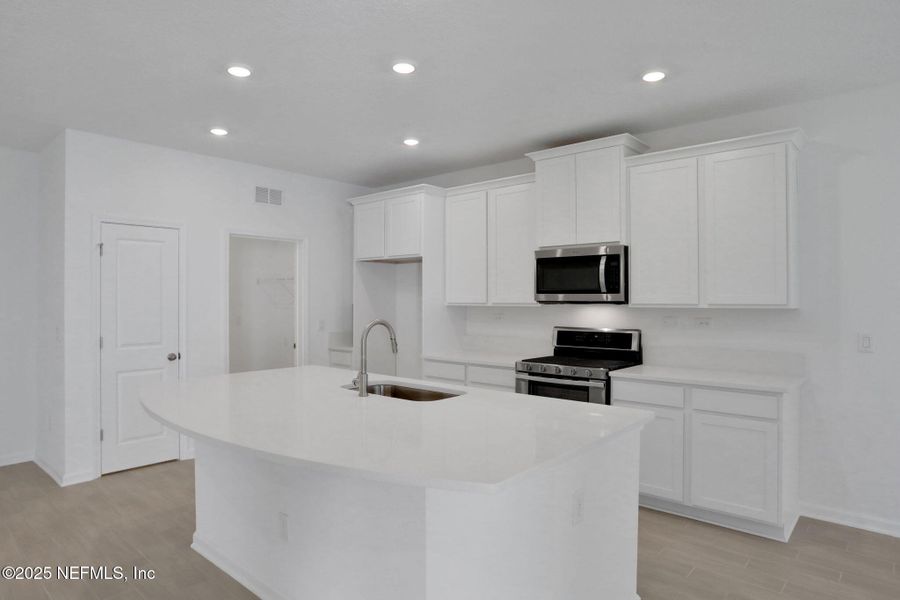 Furnished interior view inside a new home in Cordova Palms, St. Augustine (Image 10).
