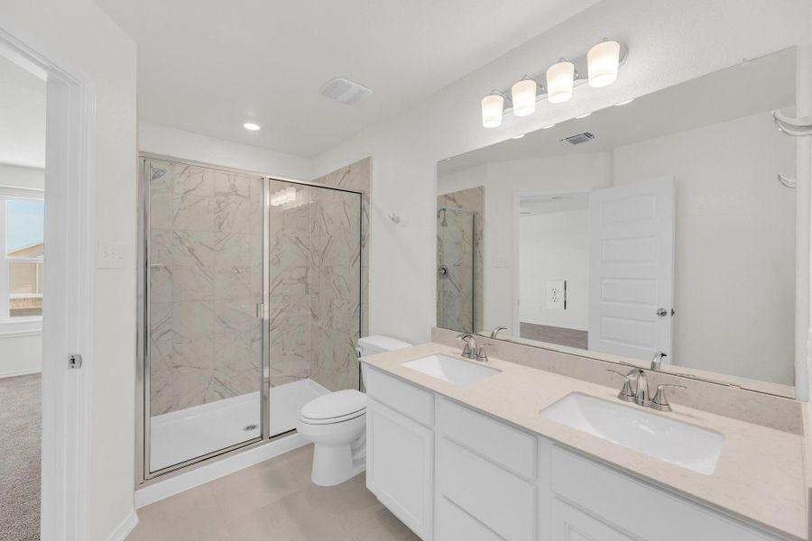 Furnished interior view inside a new home in Sonterra - Cool Water, Jarrell (Image 10).