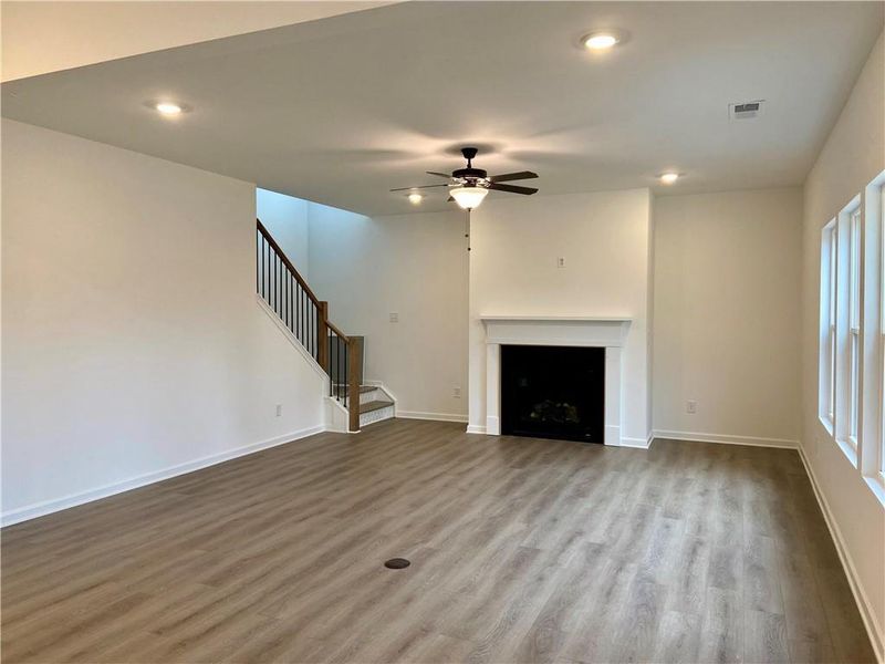 Spacious, unfurnished interior of a new home in Arbors at Richland Creek, Buford (Image 9).