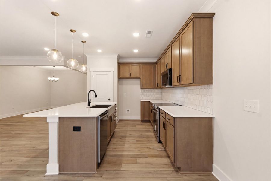 Furnished interior view inside a new home in Harbor Crossing, Greensboro (Image 9).