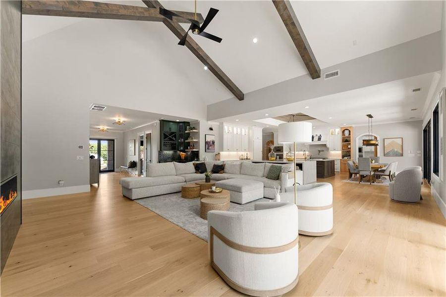 Furnished interior view inside a new home in , Jefferson (Image 9).